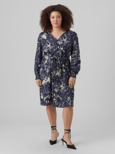 Vero Moda Curve Tamnoplava ženska košulja s uzorkom VERO MODA Abbi