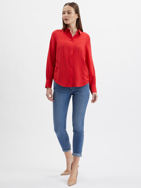 Orsay Tamnoružičasta ženska bluza ORSAY