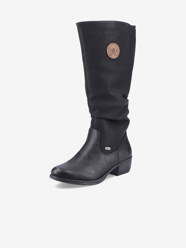 Rieker Crne Rieker izolirane ženske čizme