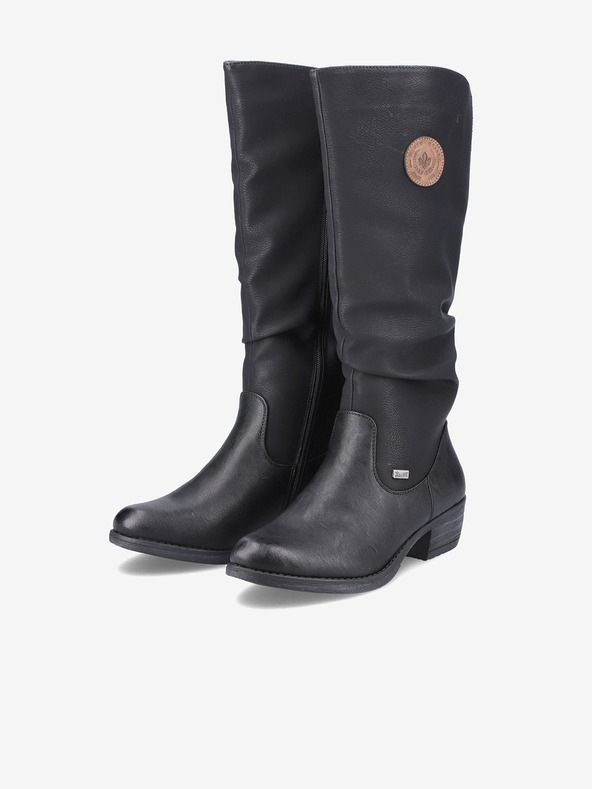Rieker Crne Rieker izolirane ženske čizme
