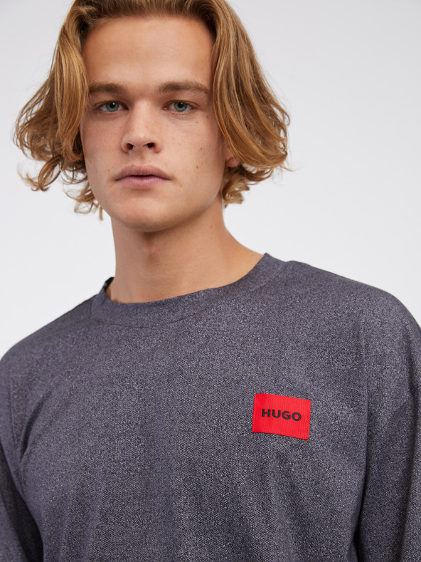 HUGO HUGO crno-siva muška pidžama