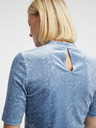Orsay Svijetloplavi ženski top od baršuna s uzorkom ORSAY