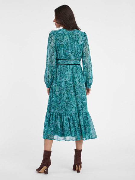 Orsay Tirkizna ženska midi haljina s uzorkom ORSAY
