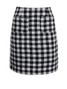 Orsay Bijelo-crna ženska suknja na kockice ORSAY
