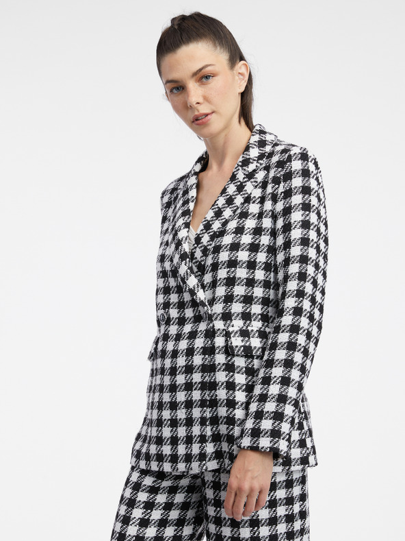 Orsay Bijelo-crni karirani ženski sako ORSAY