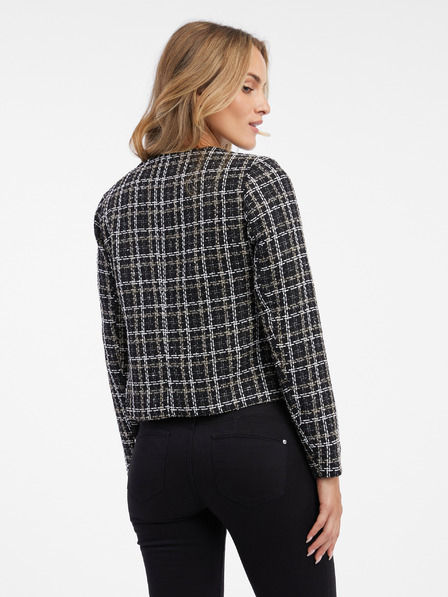 Orsay Crna ženska jakna s uzorkom ORSAY