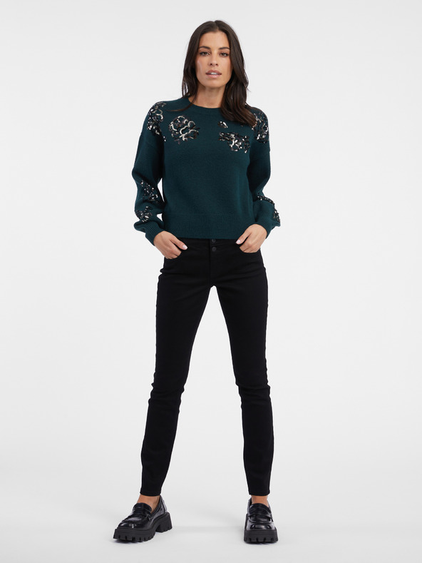 Orsay Ženski pulover na petrolej ORSAY