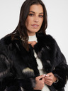 Orsay Crna ženska jakna od umjetnog krzna ORSAY
