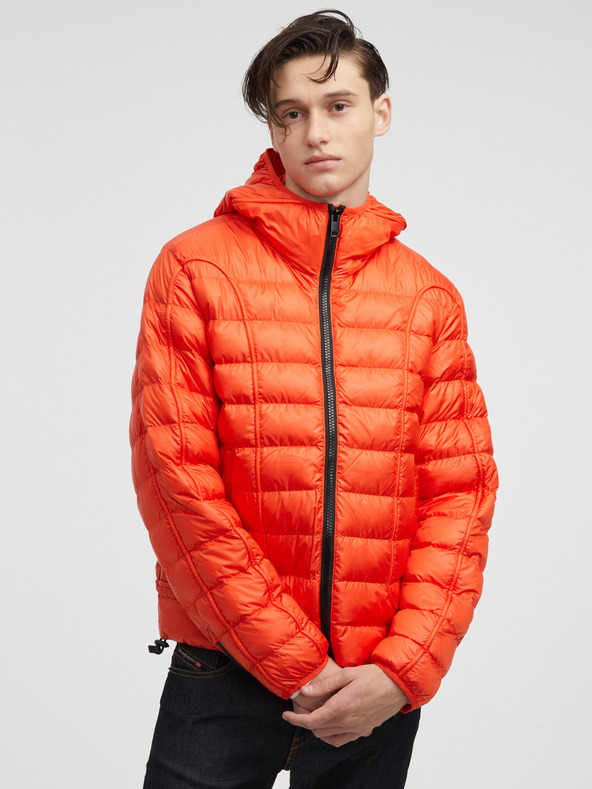 Diesel Diesel muška crvena prošivena zimska jakna