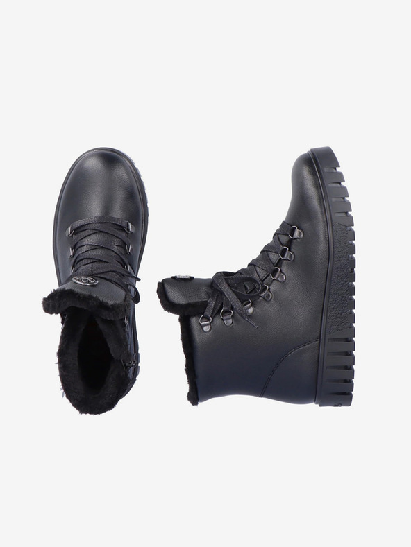 Rieker Rieker crne ženske gležnjače