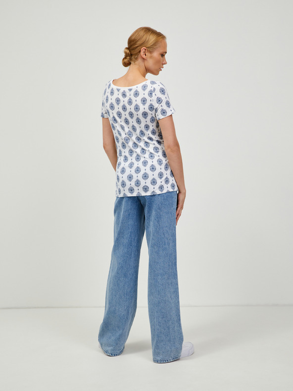 Orsay Plavo-bijela majica s uzorkom ORSAY