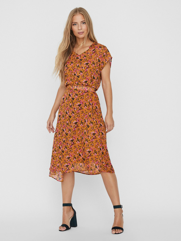 Vero Moda Cvjetna bluza boje senfa VERO MODA Vilde