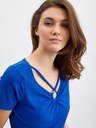 Orsay Plava ženska majica s ukrasnim detaljem ORSAY