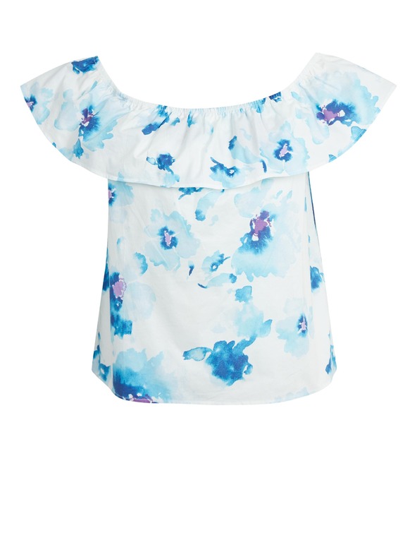 Orsay Plavo-bijela ženska bluza cvjetnog uzorka ORSAY