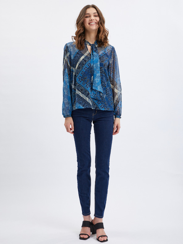 Orsay Tamnoplava ženska bluza s uzorkom ORSAY