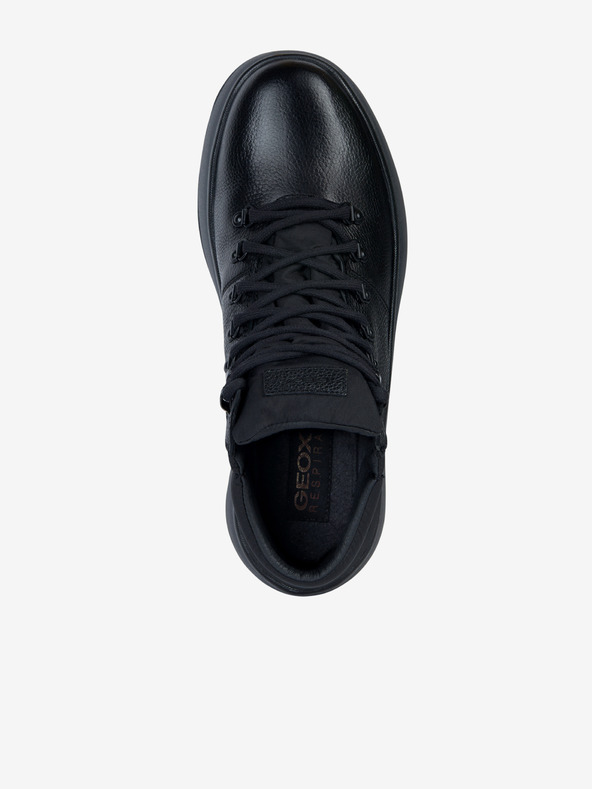 Geox Crne muške kožne gležnjače Geox Granito