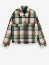 Scotch & Soda Zelena ženska svijetla jakna na karo s primjesama Scotch & Soda vune