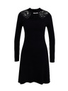 Orsay Crna ženska pletena haljina ORSAY