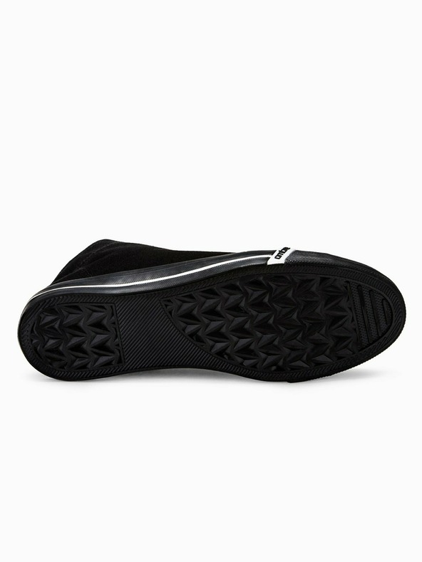 Ombre Clothing Crne muške gležnjače T304