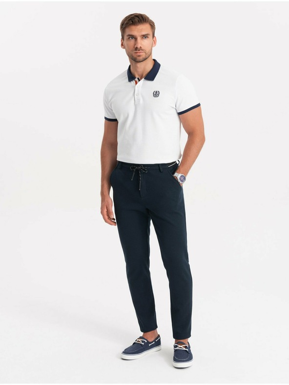 Ombre Clothing Tamnoplave muške hlače Ombre Clothing