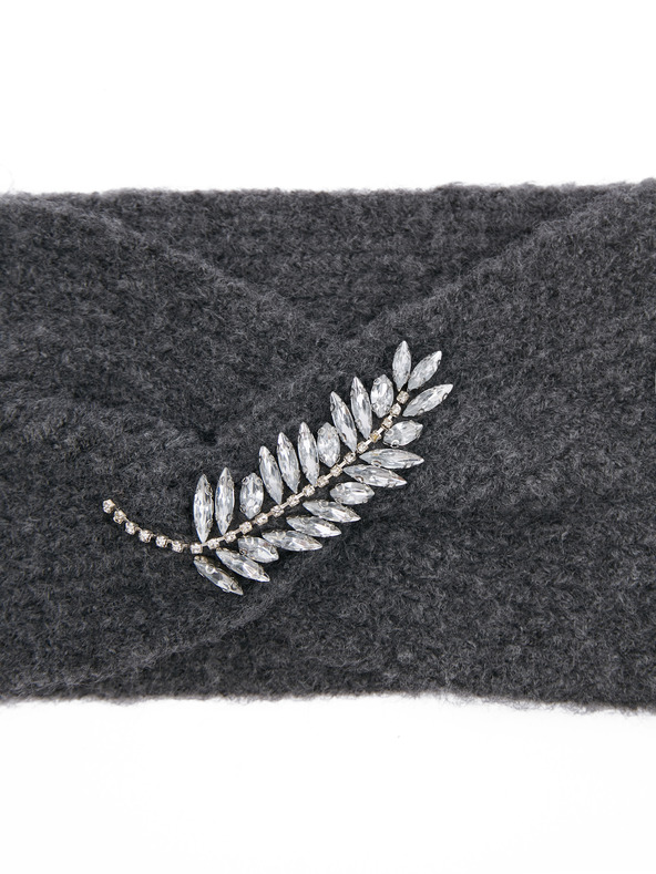 Orsay Tamno siva ženska zimska traka za glavu ORSAY