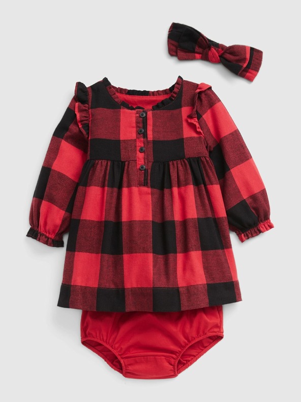 GAP Baby karirana haljina set GAP