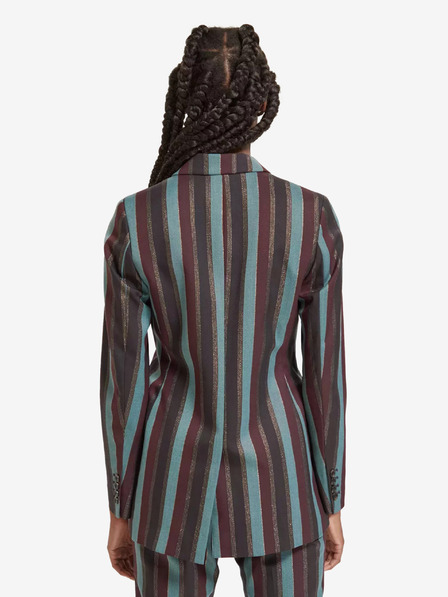 Scotch & Soda Scotch & Soda ženska zelena i crna prugasta jakna