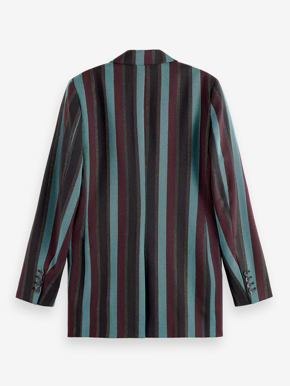 Scotch & Soda Scotch & Soda ženska zelena i crna prugasta jakna