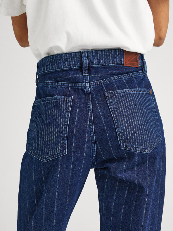 Pepe Jeans Pepe Jeans Robyn Stripe plave ženske traperice na pruge