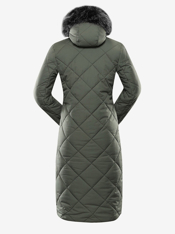 ALPINE PRO Zeleni ženski prošiveni kaput ALPINE PRO Gosbera