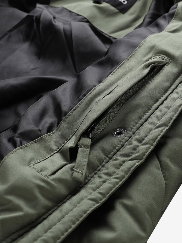 ALPINE PRO Zeleni ženski prošiveni kaput ALPINE PRO Gosbera