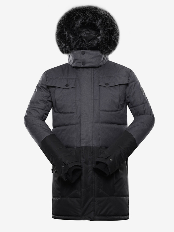 ALPINE PRO Crna muška zimska jakna ALPINE PRO Egypt