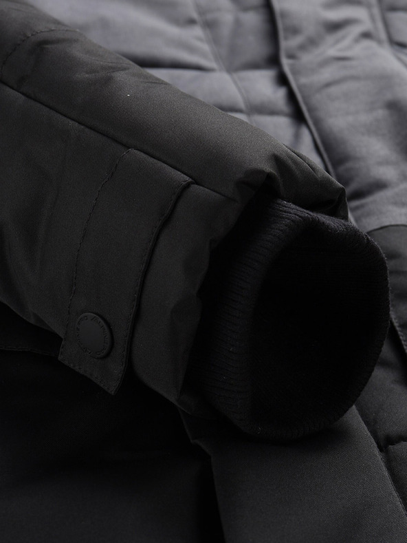 ALPINE PRO Crna muška zimska jakna ALPINE PRO Egypt