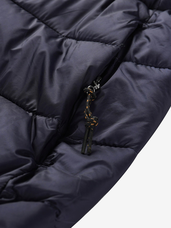 ALPINE PRO Tamnoplava ženska prošivena suknja ALPINE PRO Lorfa