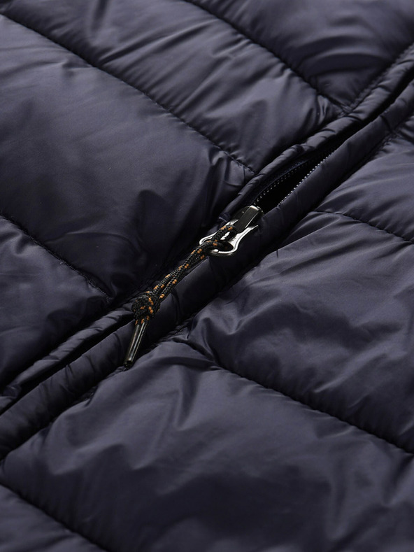 ALPINE PRO Tamnoplava ženska prošivena suknja ALPINE PRO Lorfa