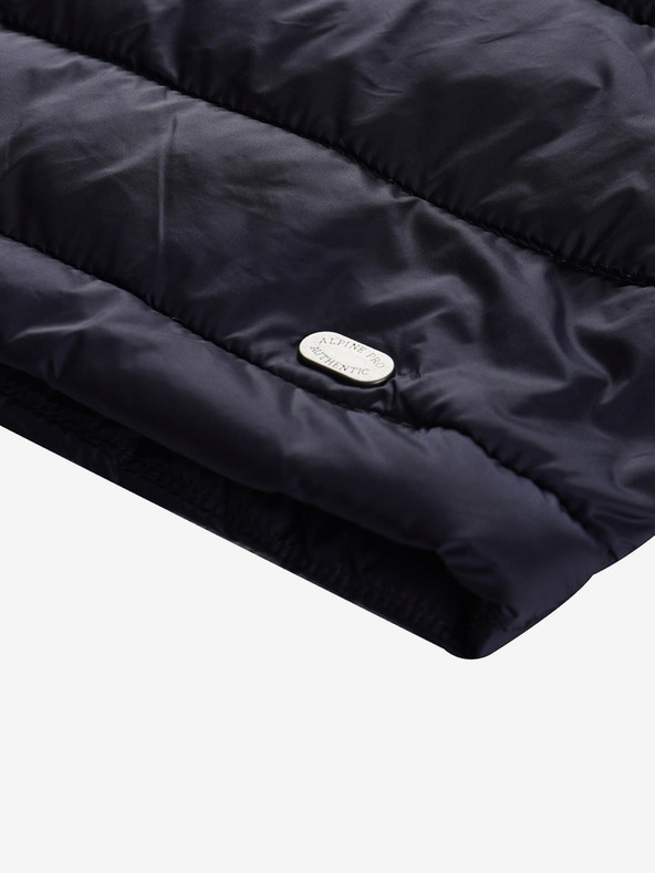 ALPINE PRO Tamnoplava ženska prošivena suknja ALPINE PRO Lorfa