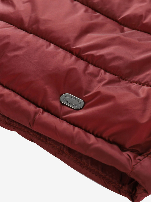 ALPINE PRO Crvena ženska prošivena suknja ALPINE PRO Lorfa