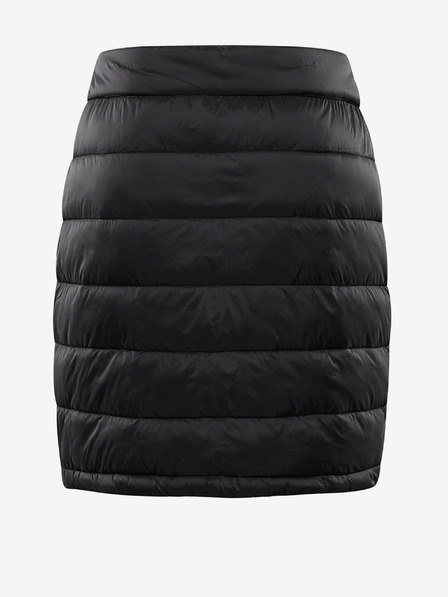 ALPINE PRO Crna ženska prošivena suknja ALPINE PRO Lorfa