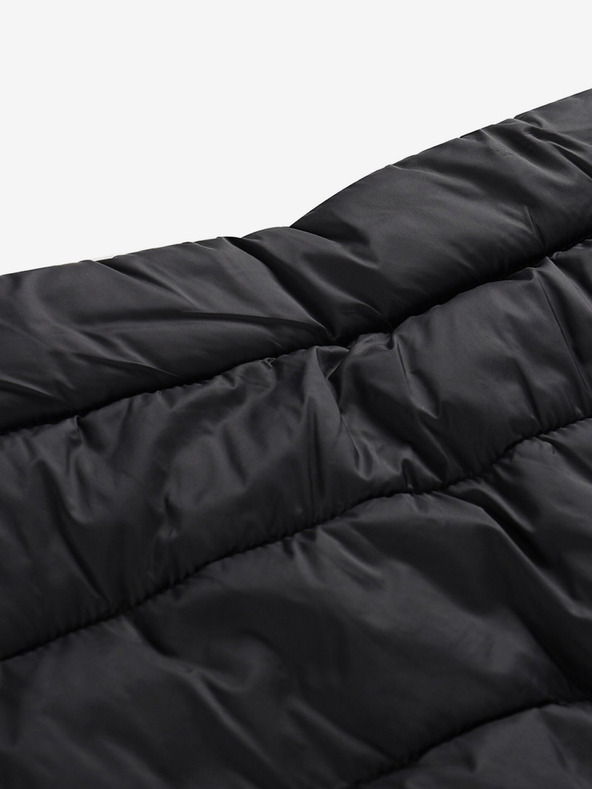 ALPINE PRO Crna ženska prošivena suknja ALPINE PRO Lorfa