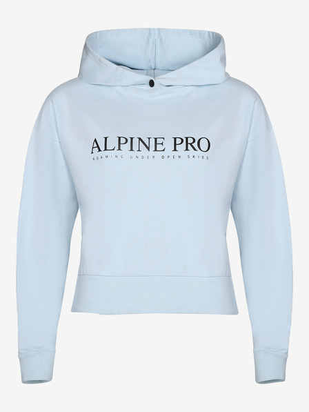ALPINE PRO Svijetlo plavi ženski sweatshirt ALPINE PRO Jefewa