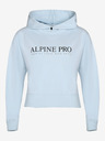 ALPINE PRO Svijetlo plavi ženski sweatshirt ALPINE PRO Jefewa