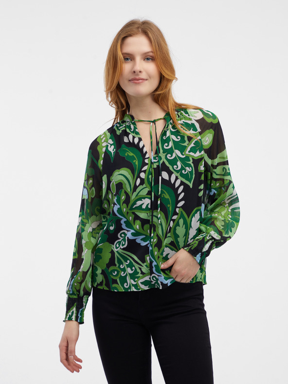 Orsay Zelena ženska bluza s uzorkom ORSAY