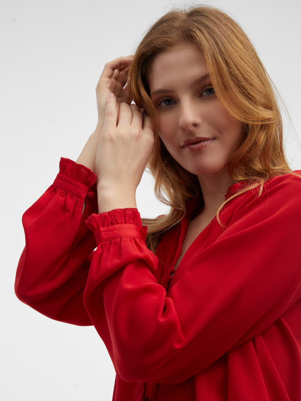 Orsay Tamnoružičasta ženska bluza ORSAY