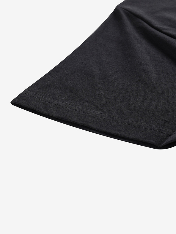 ALPINE PRO Crna muška majica ALPINE PRO Garim