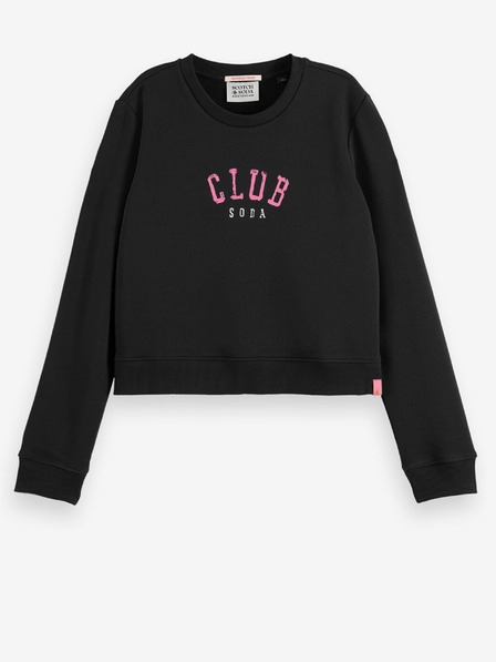 Scotch & Soda Scotch & Soda ženska crna skraćena majica