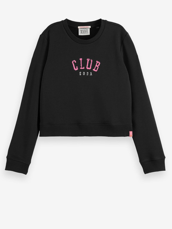 Scotch & Soda Scotch & Soda ženska crna skraćena majica