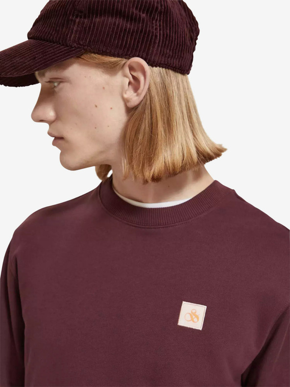 Scotch & Soda Scotch & Soda wine muški sweatshirt