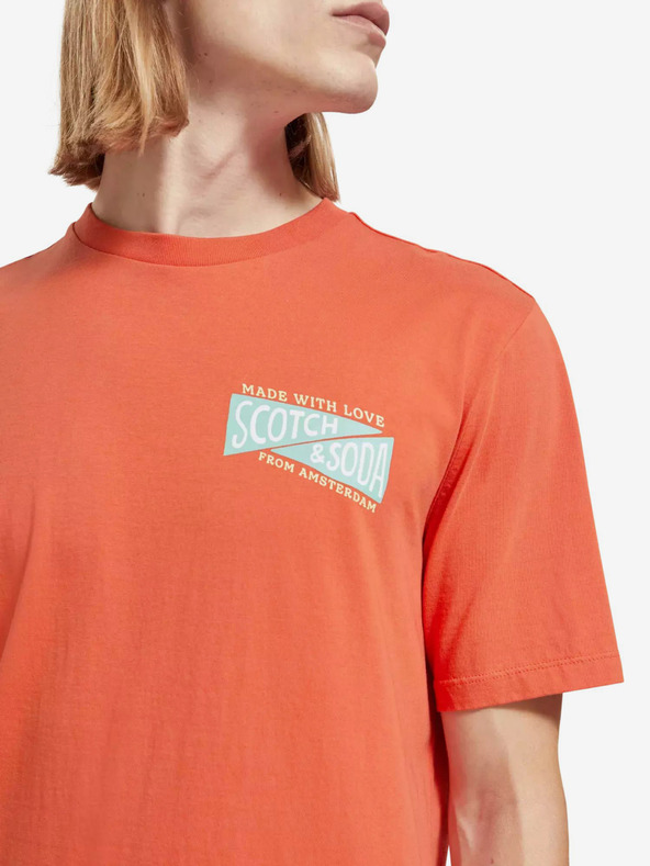 Scotch & Soda Scotch & Soda narančasta muška majica