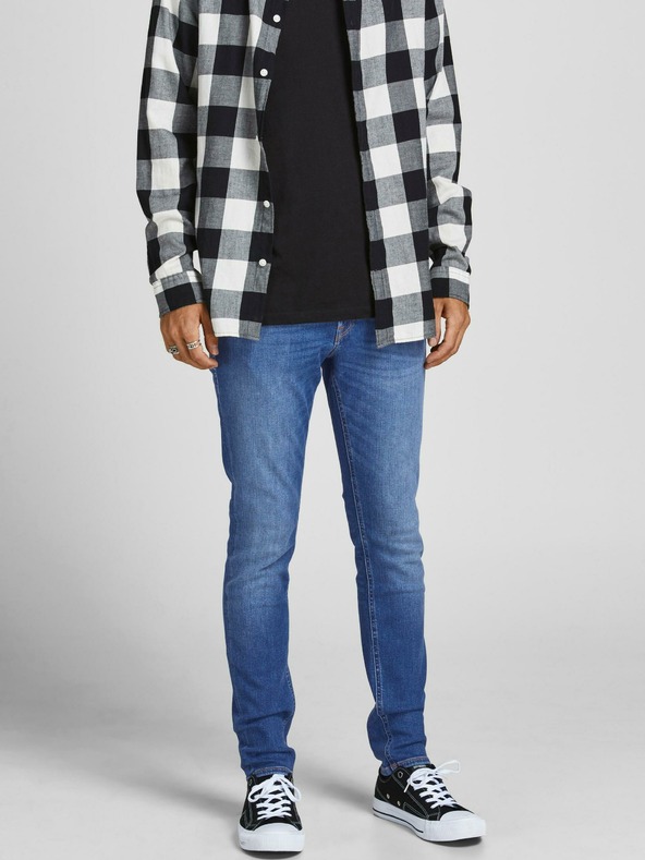 Jack & Jones Jack & Jones Liam plave slim fit traperice