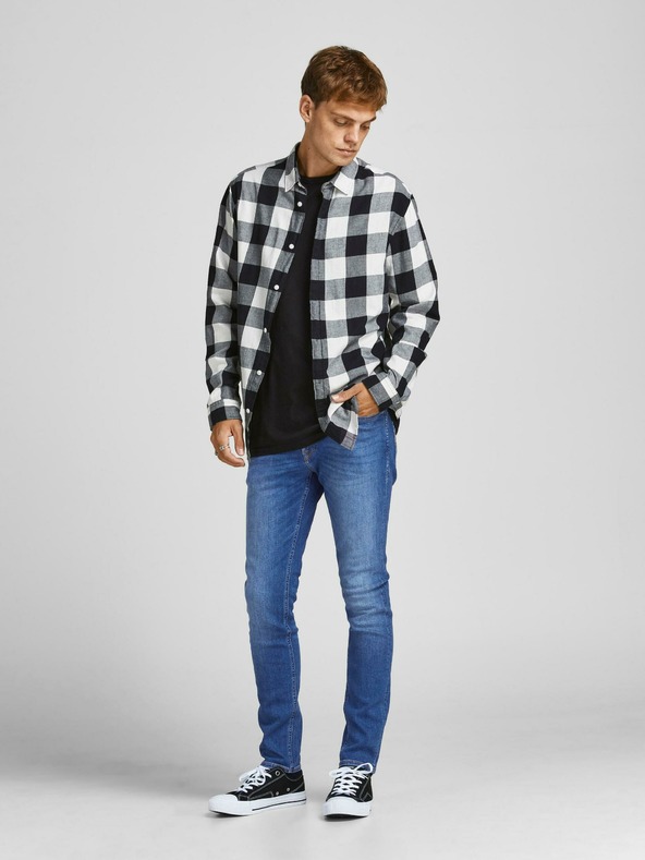 Jack & Jones Jack & Jones Liam plave slim fit traperice